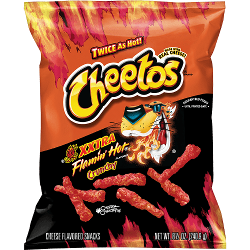 Cheetos XXXtra flamin hot 